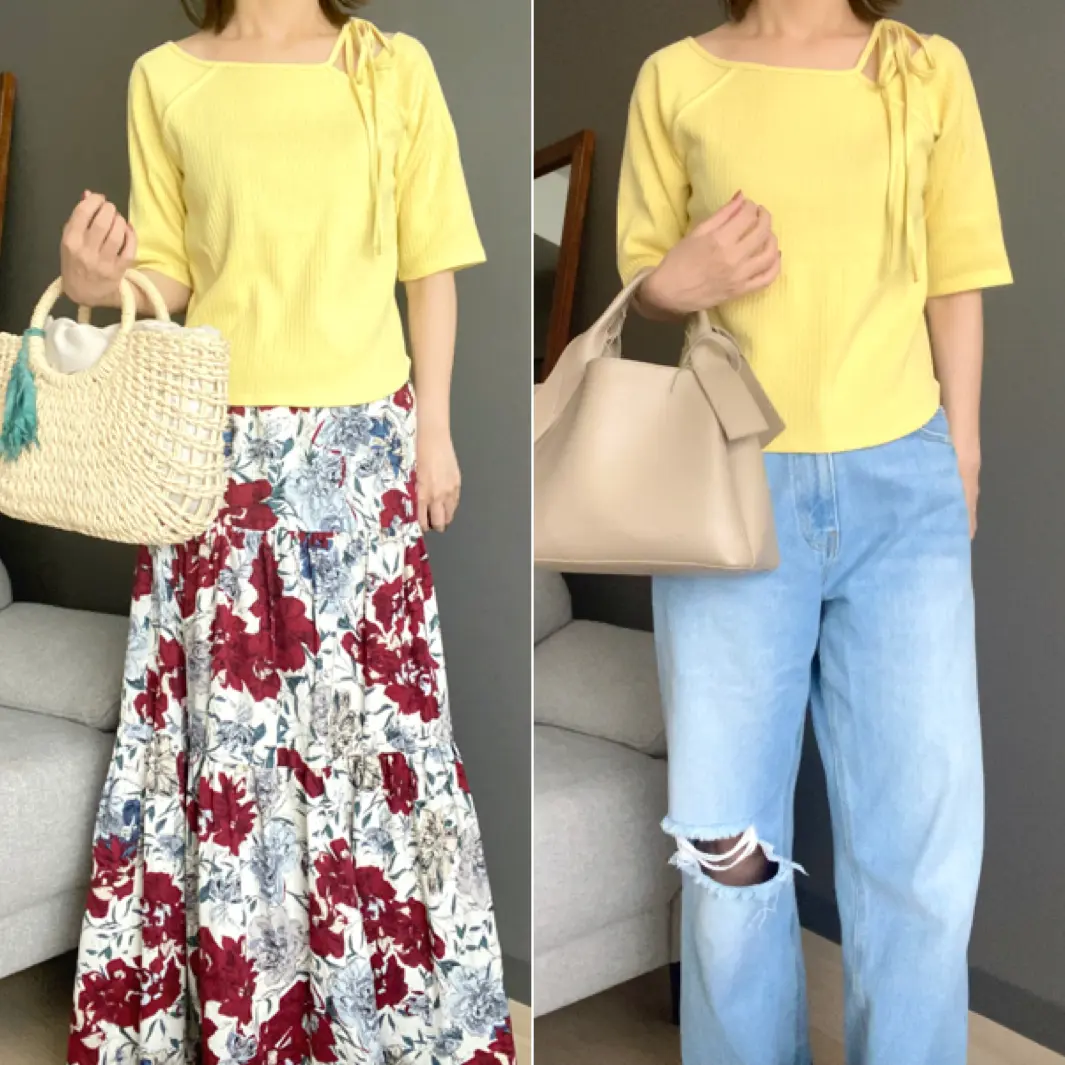 【 LOWRYS FARM】ネックデザインタイト５Ｓ