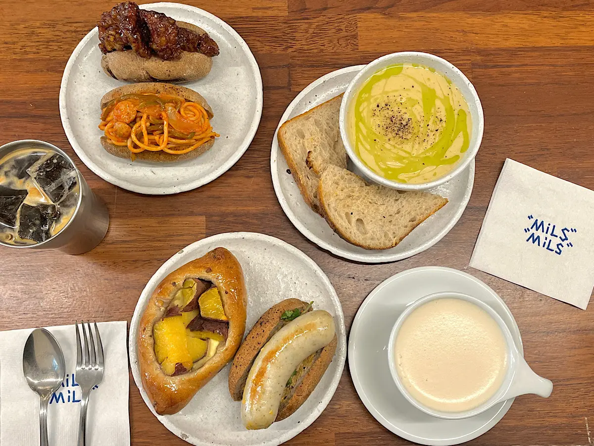 韓国　ソウル　聖水　ソウルの森　Mils　韓国旅行　おすすめスポット　レストラン　ベーカリー　料理の写真