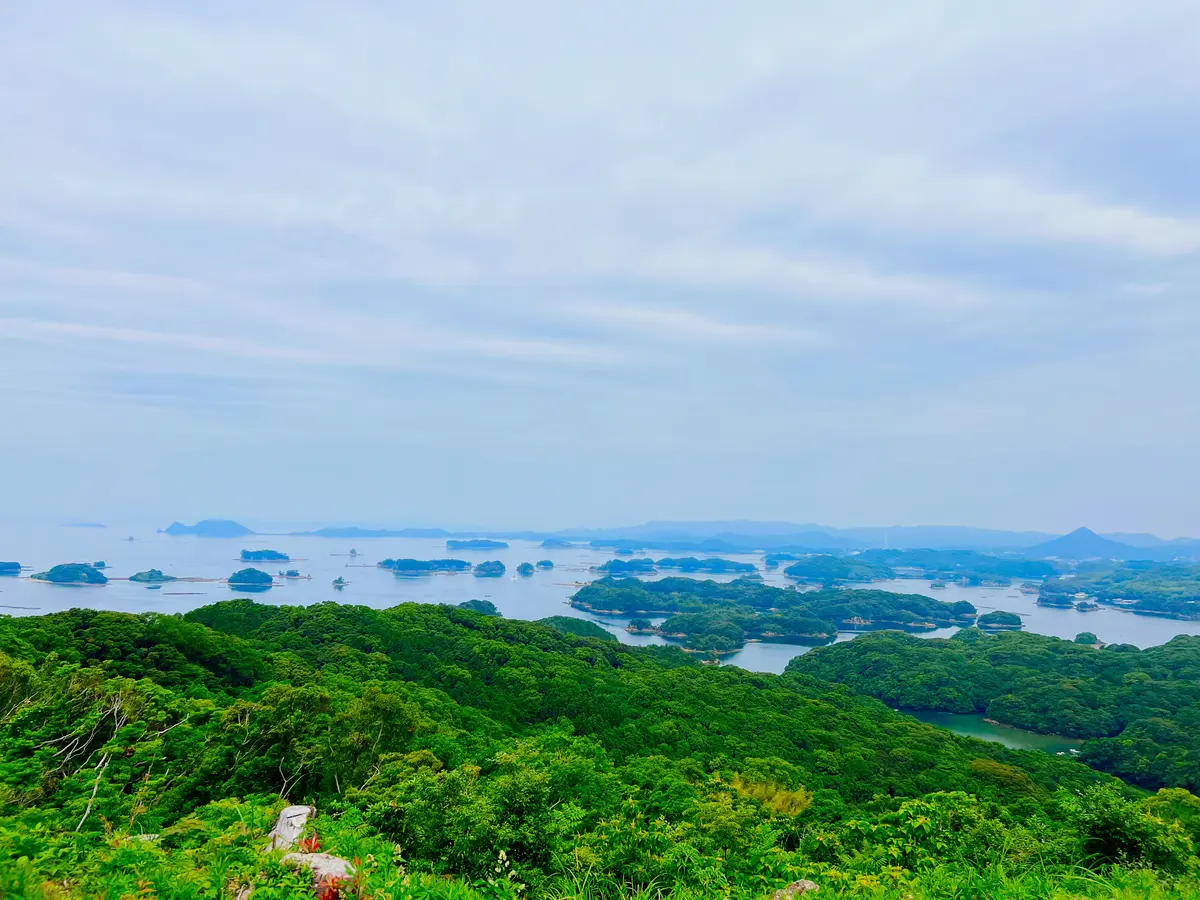 九十九島観光公演から見える景色