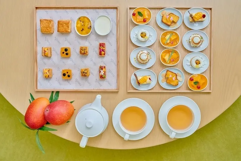 マンゴーと桃、それぞれの魅力を引き出したメニュー