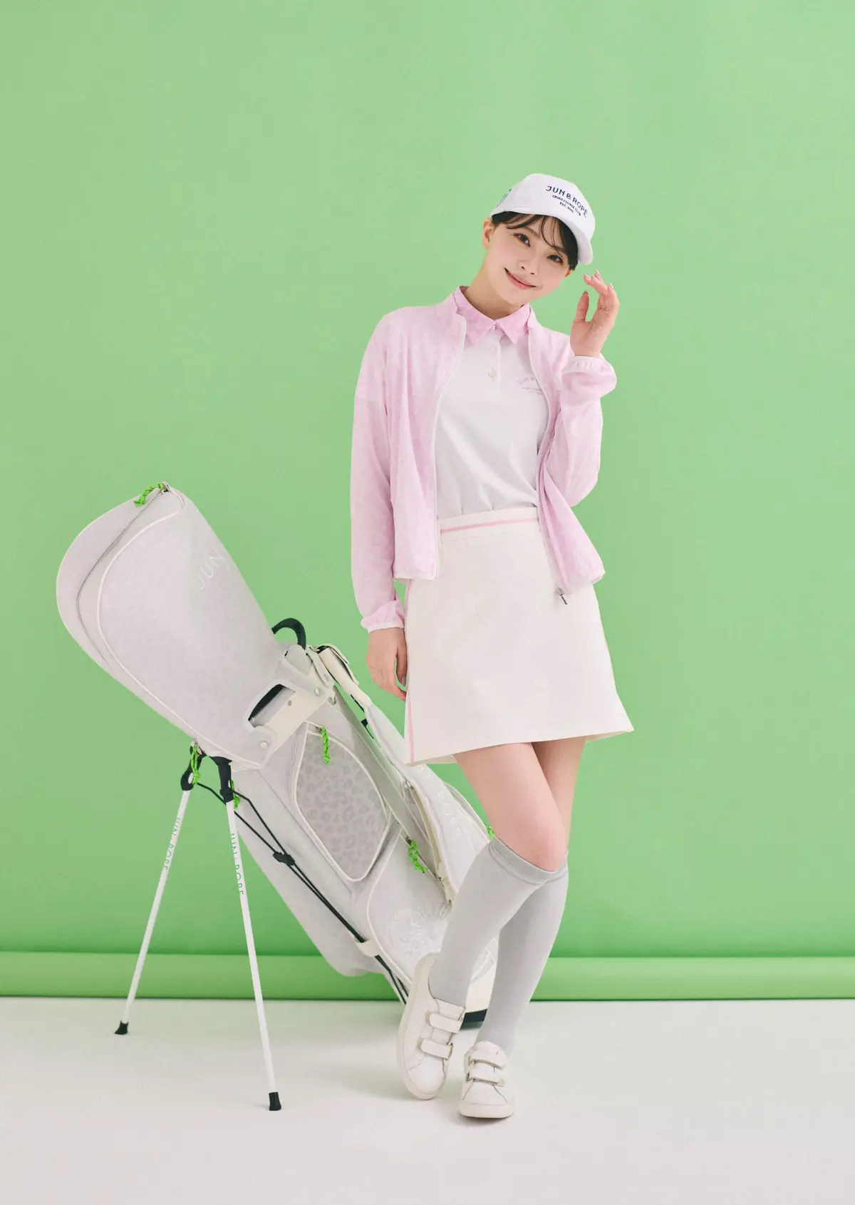 ジュンアンドロペのゴルフコーデ