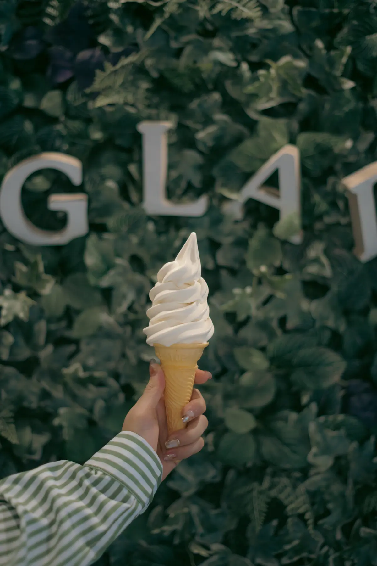 GLADCOFFEEの甘酒ソフト　鹿島市