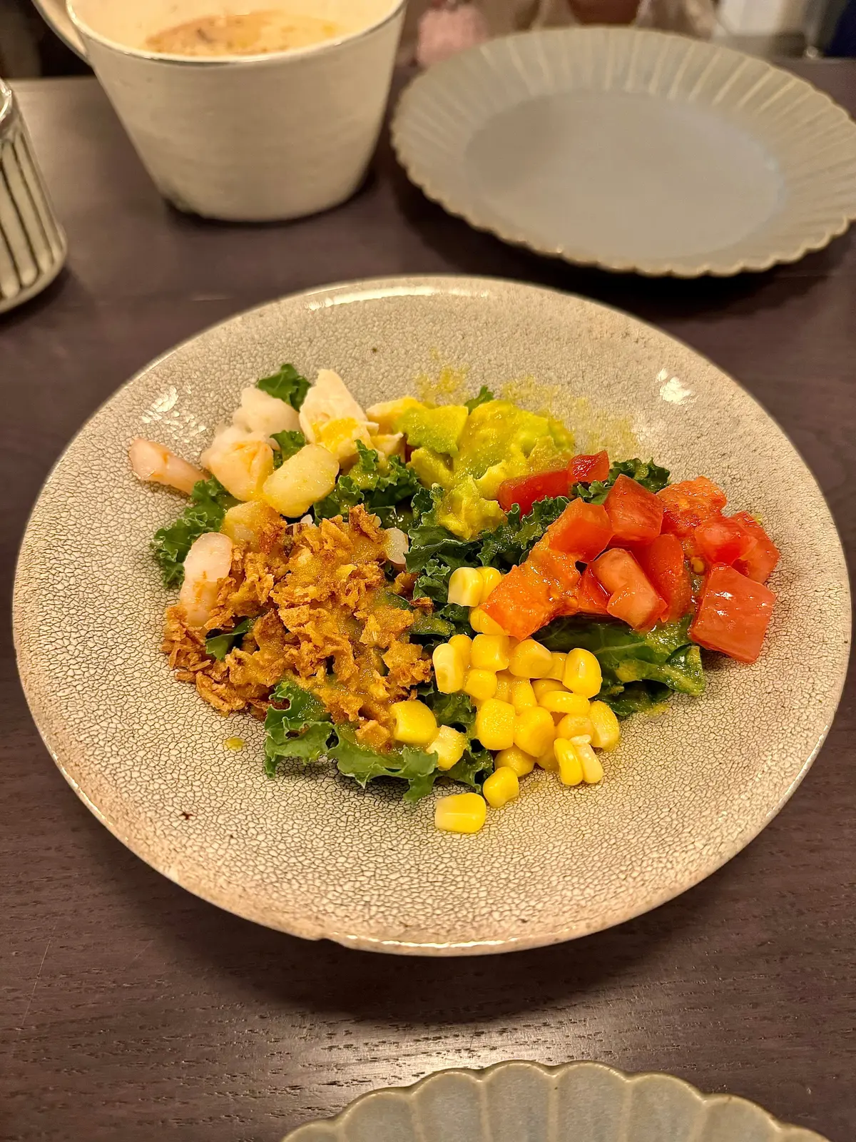 メインのサラダ