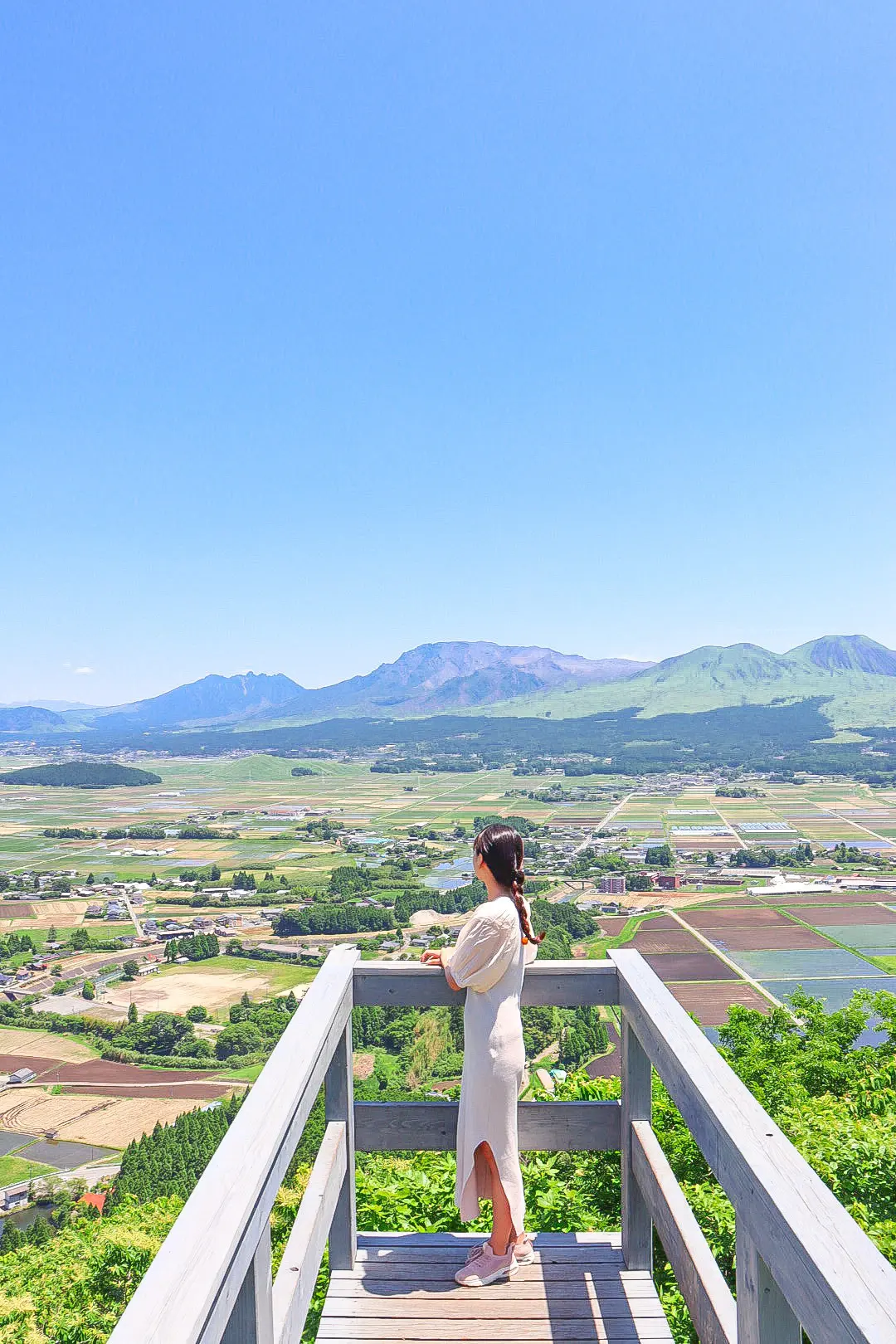 熊本のそらふね桟橋　絶景　カフェ　阿蘇　観光