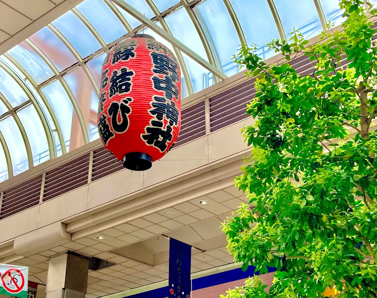 提灯　野中神社