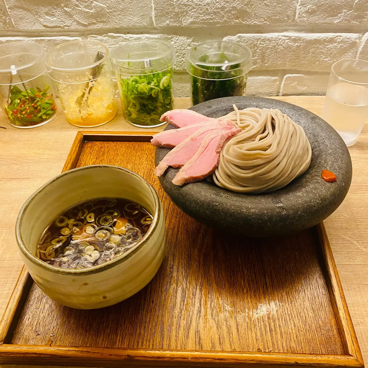 塩鴨のつけSOBA