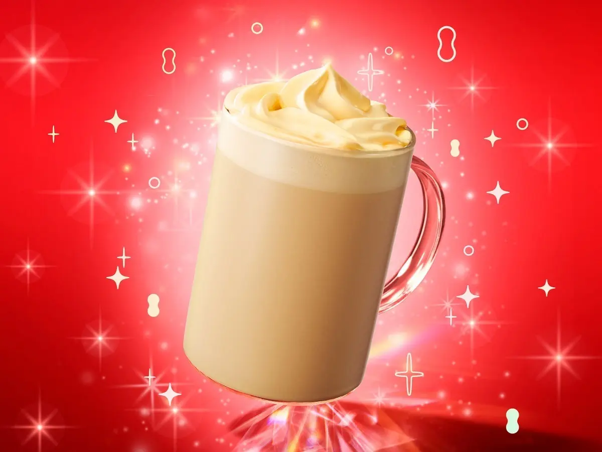 スタバホリデー2024「『メリークリーム ラテ』（Hot / Iced）」