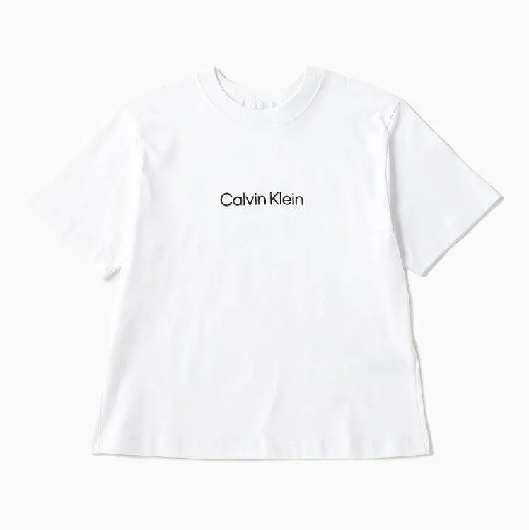 カルバンクライン　Tシャツ　ロゴ　白Tシャツ　シンプル