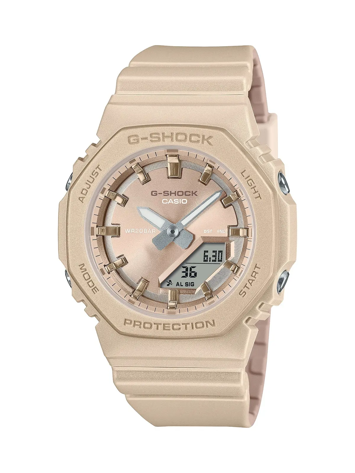 カシオ　G-SHOCK腕時計　ベージュ