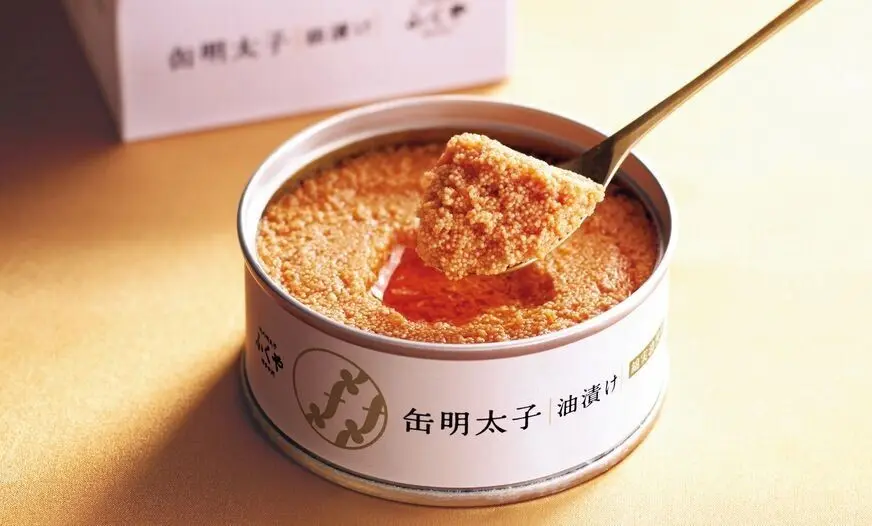 「缶明太子　油漬け」／『ふくや』