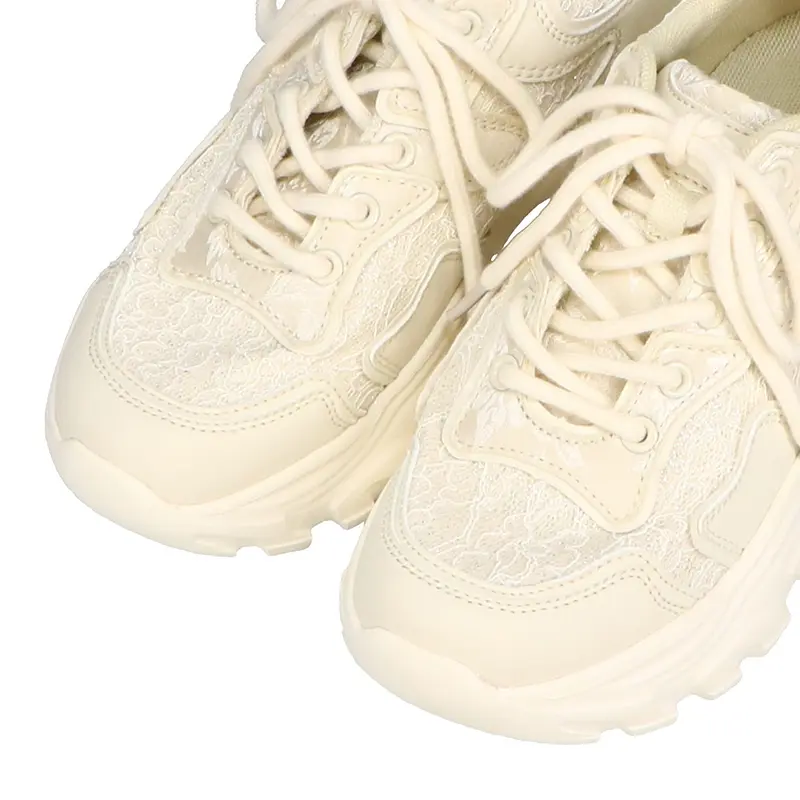 レース　ジャガード　スニーカー