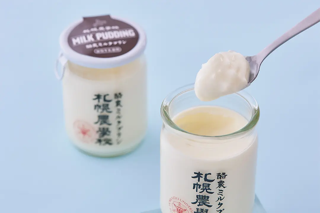 「酪農ミルクプリン」／『札幌農学校』