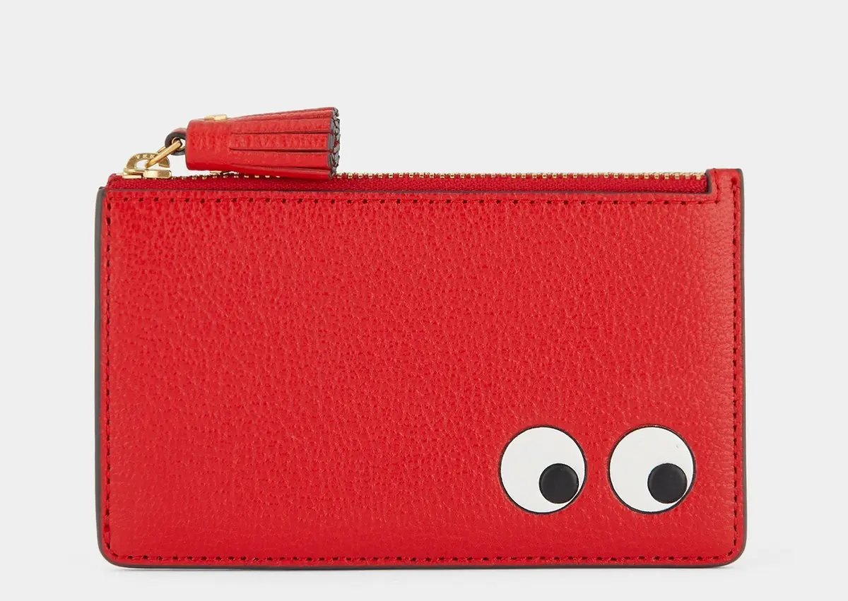 かわいい目の財布✨ ANYA HINDMARCH アイズ カードケース レザー - 小物