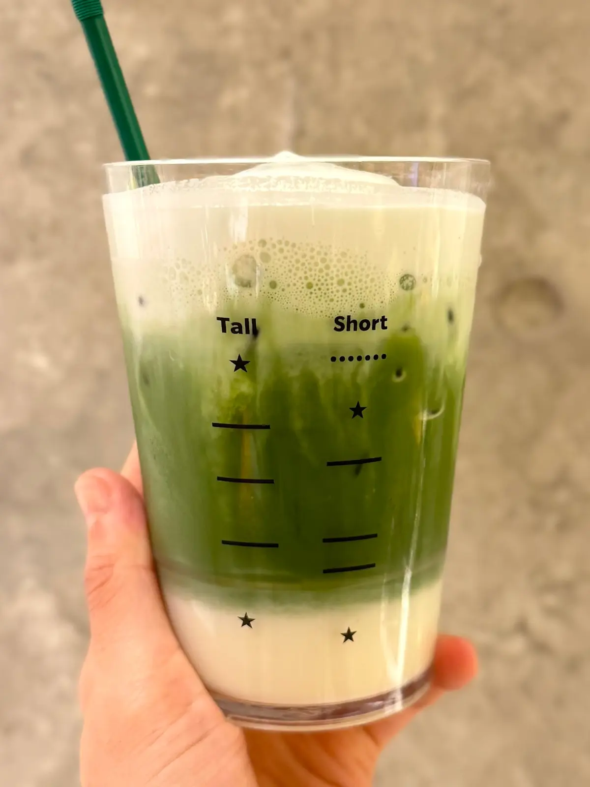 抹茶 ピスタチオムース ティー ラテ』