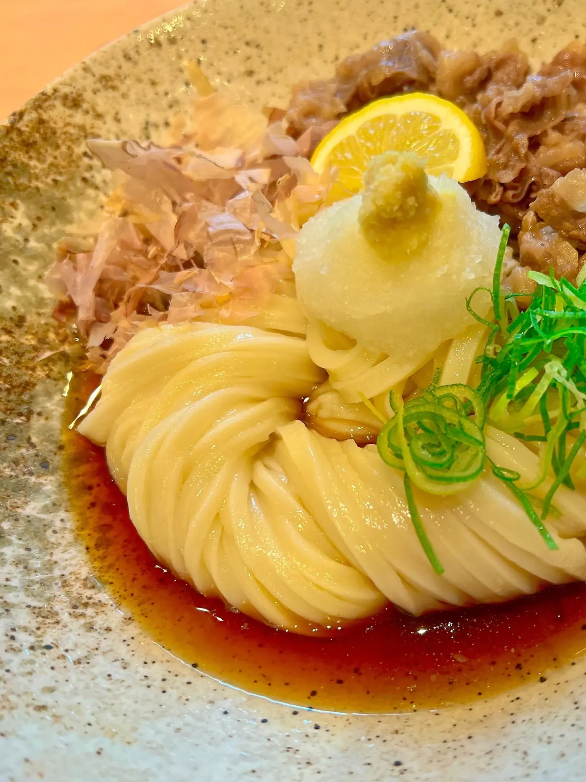 ランチのうどん