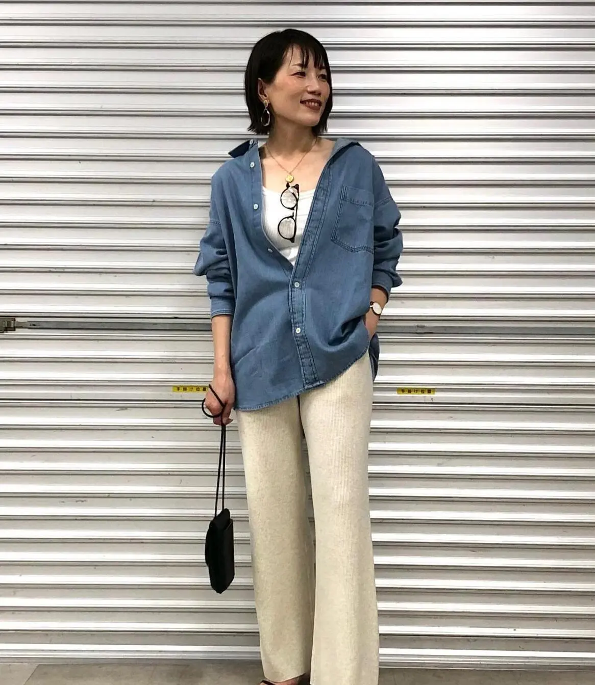 ユニクロ　パンツコーデ