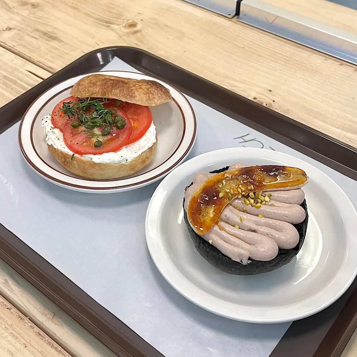 韓国　ソウル　人気カフェ　Ugly Baker’s Bagel　実際のメニュー