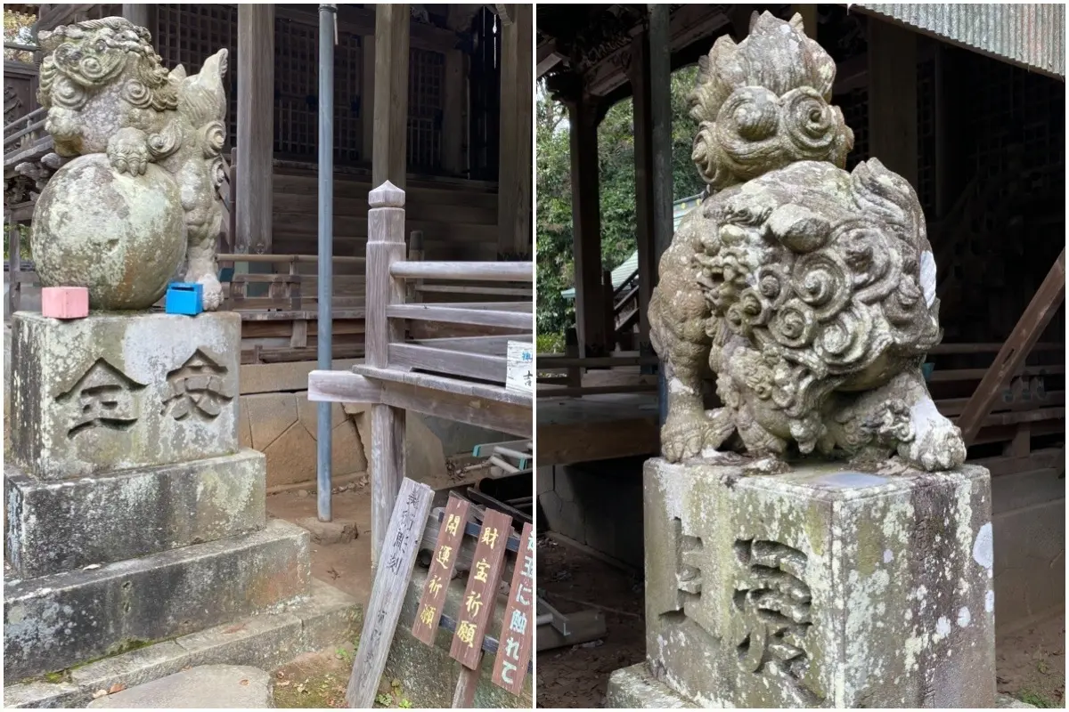 大分県のパワースポットを巡る旅：富来神社の開運の唐獅子