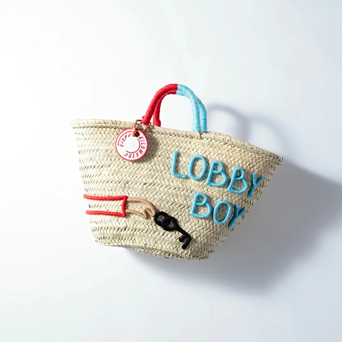 『キロメートル パリ × シンゾーン』のかごバッグ