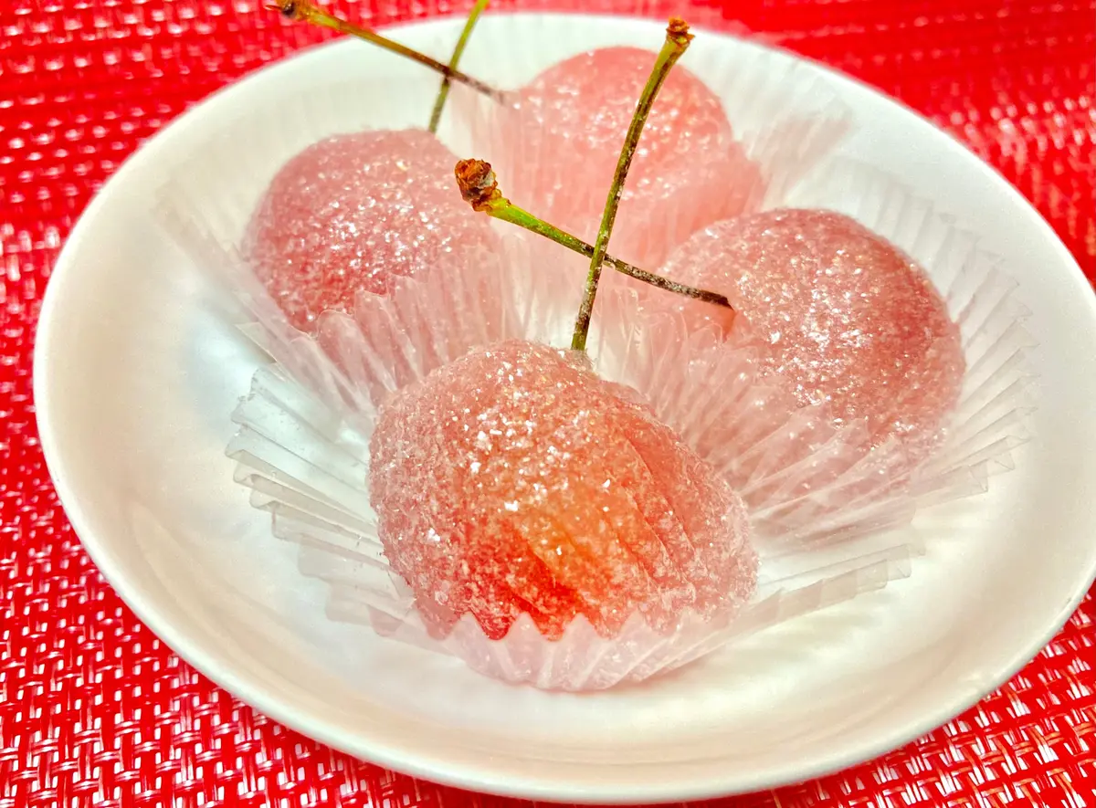 シャトレーゼ　和スイーツ　和菓子　さくらんぼ餅