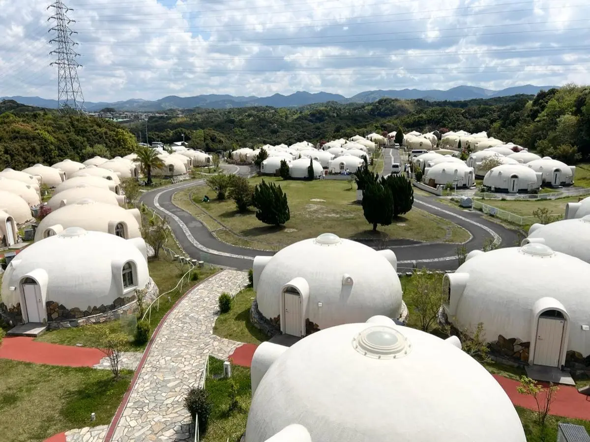 展望台から見た『とれとれヴィレッジ』の村