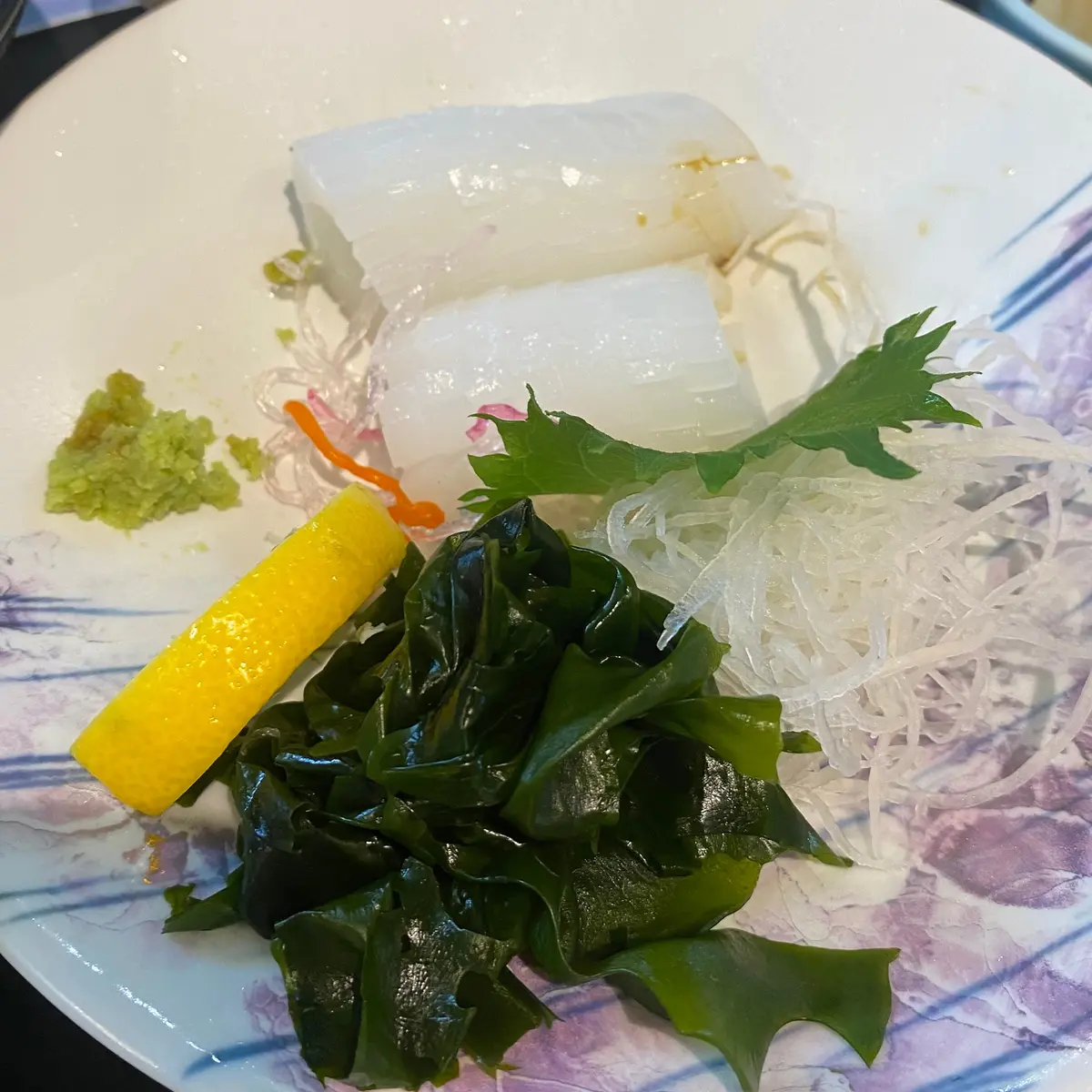 【あおりいか刺身定食】