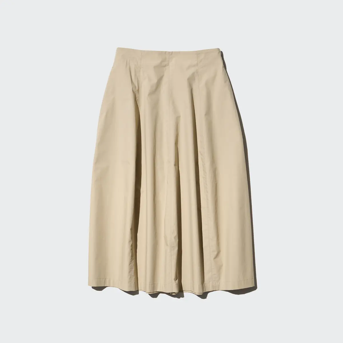 ユニクロ　コットンブレンドコクーンスカート