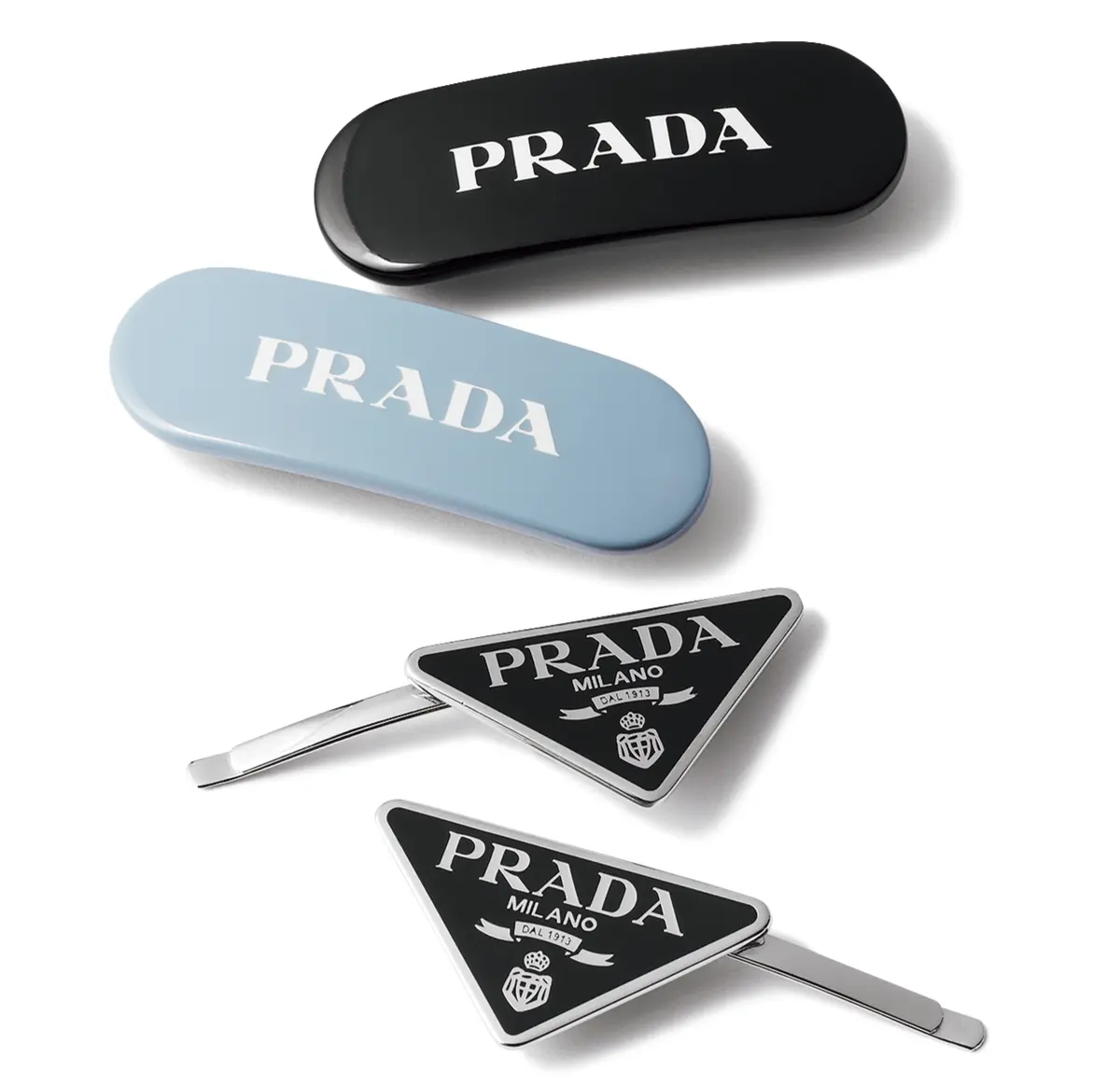 PRADA（プラダ）のヘアピン＆クリップ　ロゴ