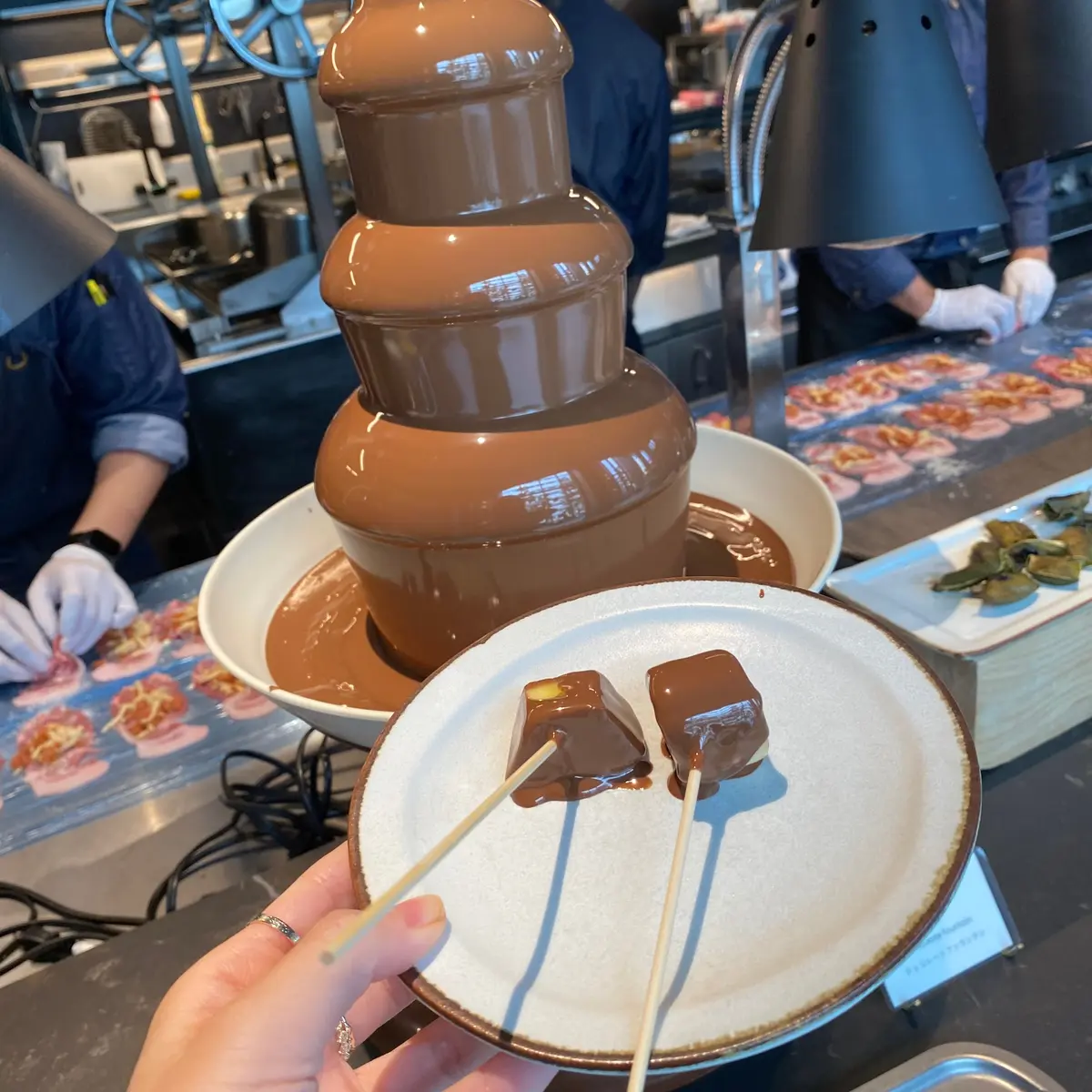 チョコレートフォンデュ