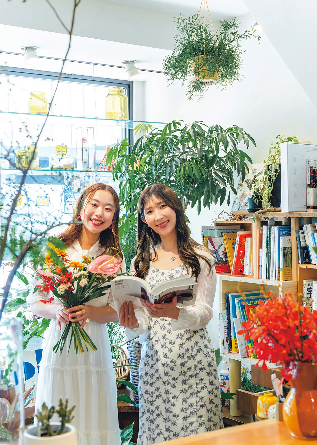 SANT JORDI　日常にちょっとした変化を！ 植物と本が楽しめる花屋