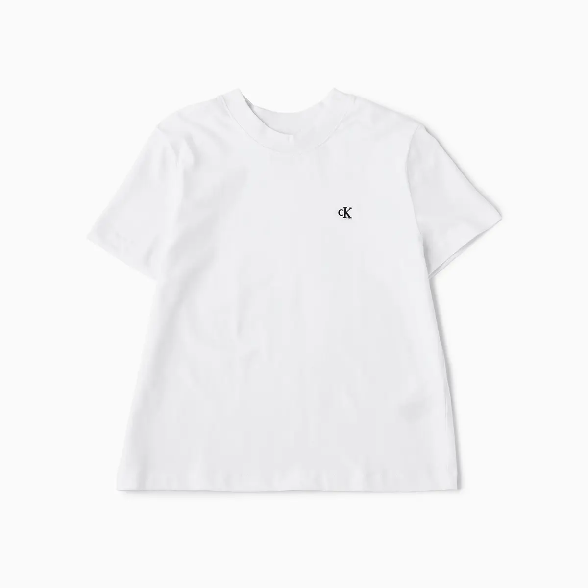 カルバン・クライン　ckの白Tシャツ　アーカイブロゴスリムTシャツ