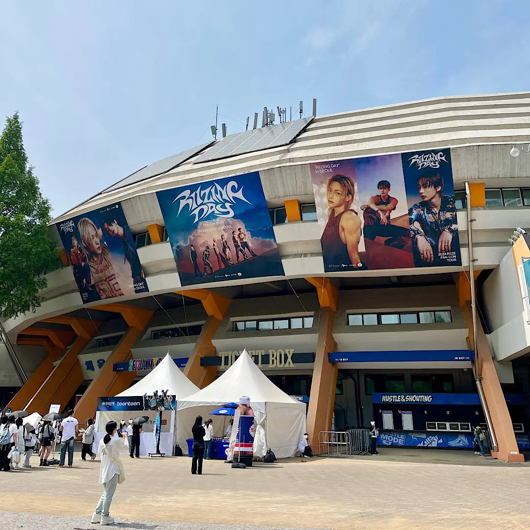 RIIZE　韓国で開催したファンコンサートの会場