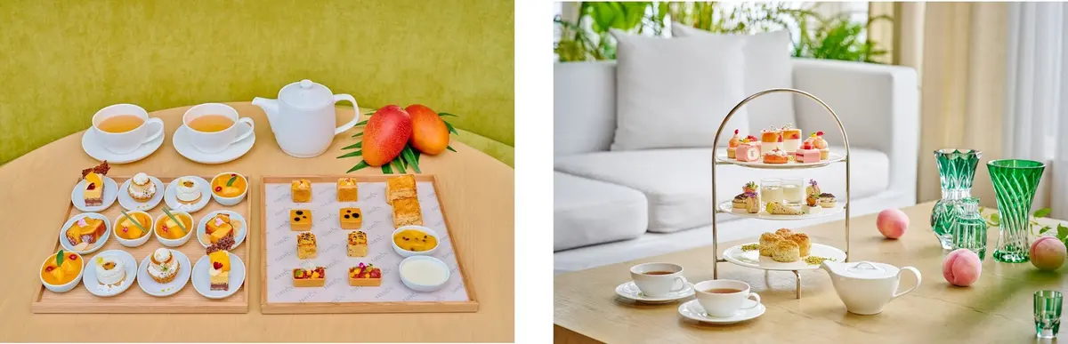 銀座でマンゴー、虎ノ門で桃をテーマにしたスイーツが登場