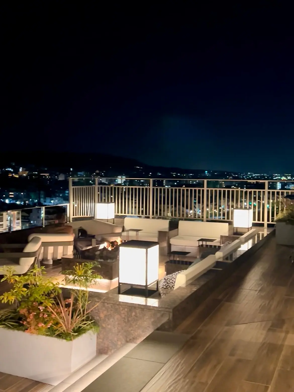 屋上テラスの雰囲気