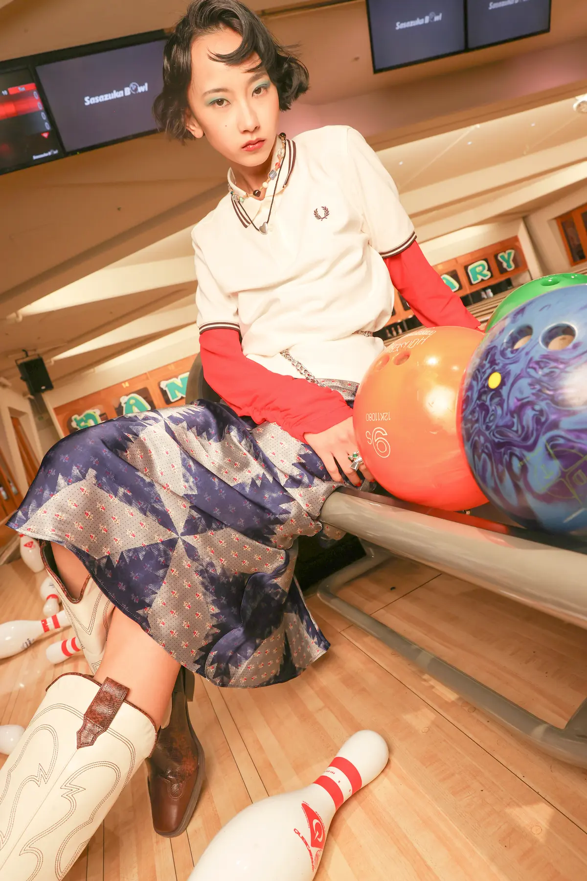 ビームス　フレッドペリー　別注　ポロシャツ