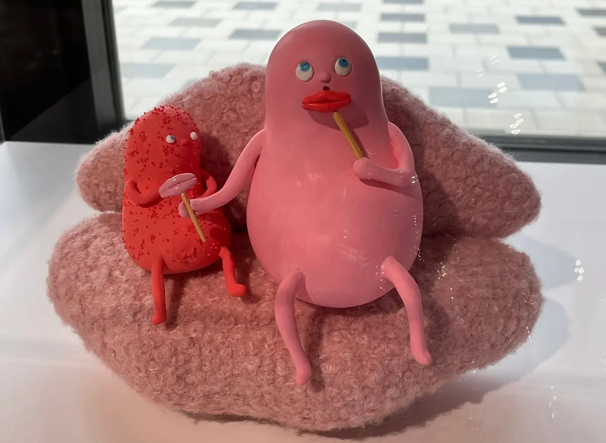 たらこモチーフアート「たらころん」