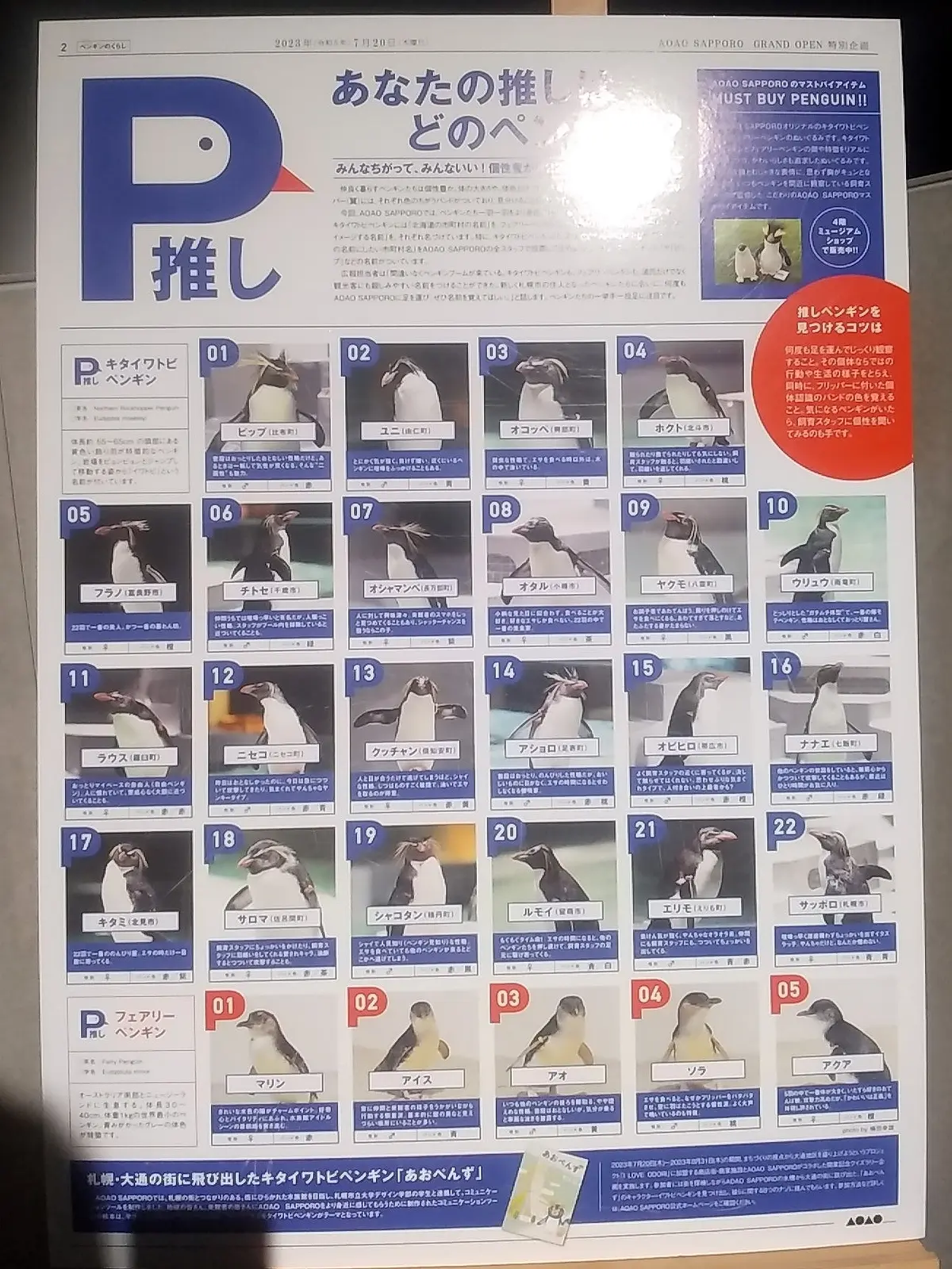 札幌女子旅に🐧AOAO水族館が最高の画像_2