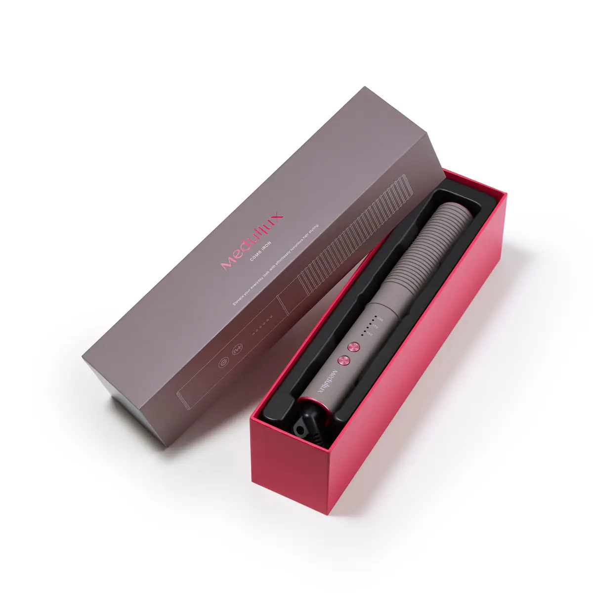 アクアージア  メデュラックス コーム アイロン 商品画像 梅雨対策ヘアケア2025