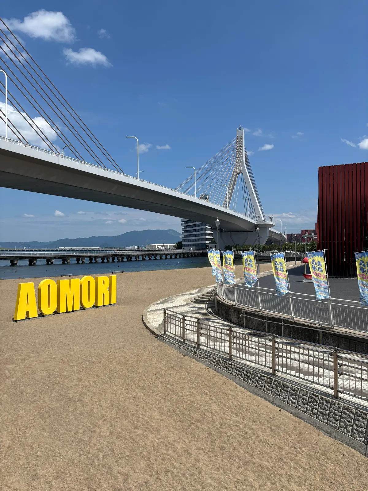 あおもり駅前ビーチ　海