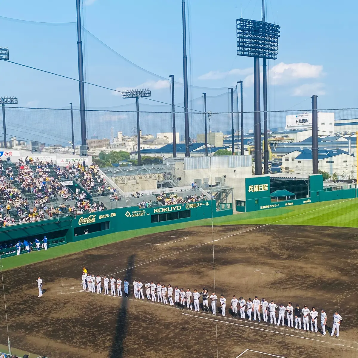 ウエスタン・リーグ公式戦 阪神タイガース vs 中日ドラゴンズ  ドラッグして移動