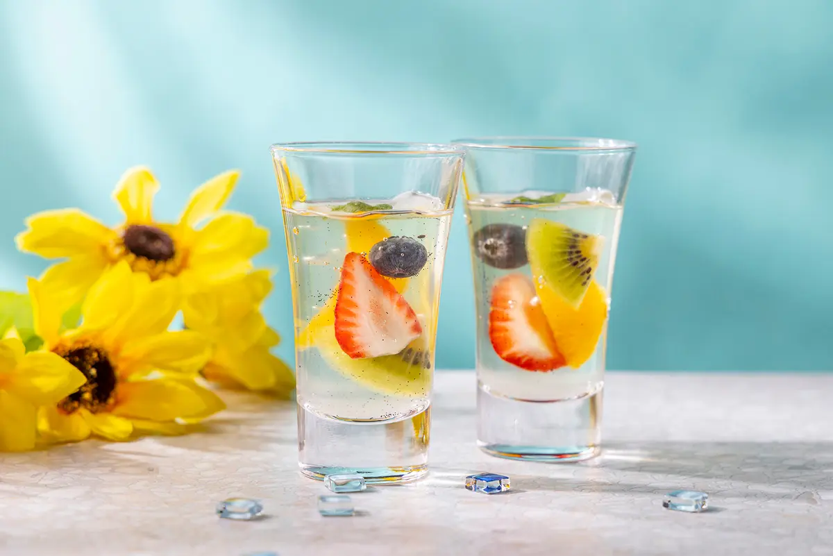 マンゴーとパッションフルーツをふんだんに使ったジューシーなスイーツ