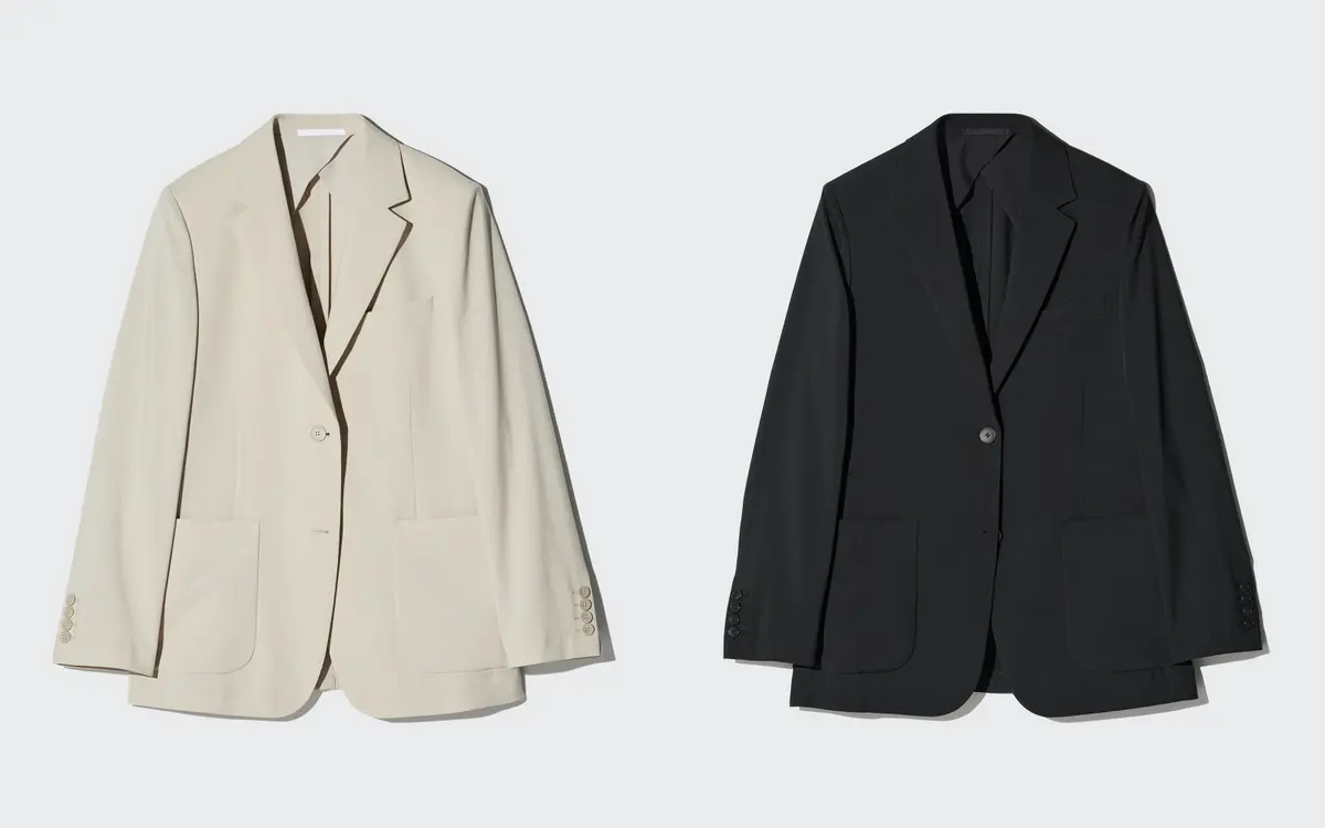 感動ジャケット　ユニクロ　リラックスフィット