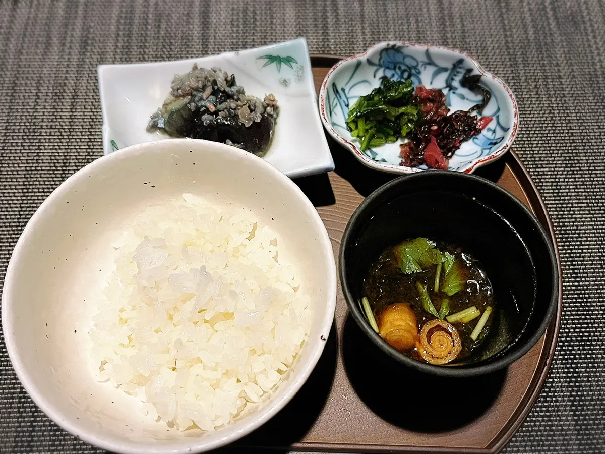 夕食　ご飯