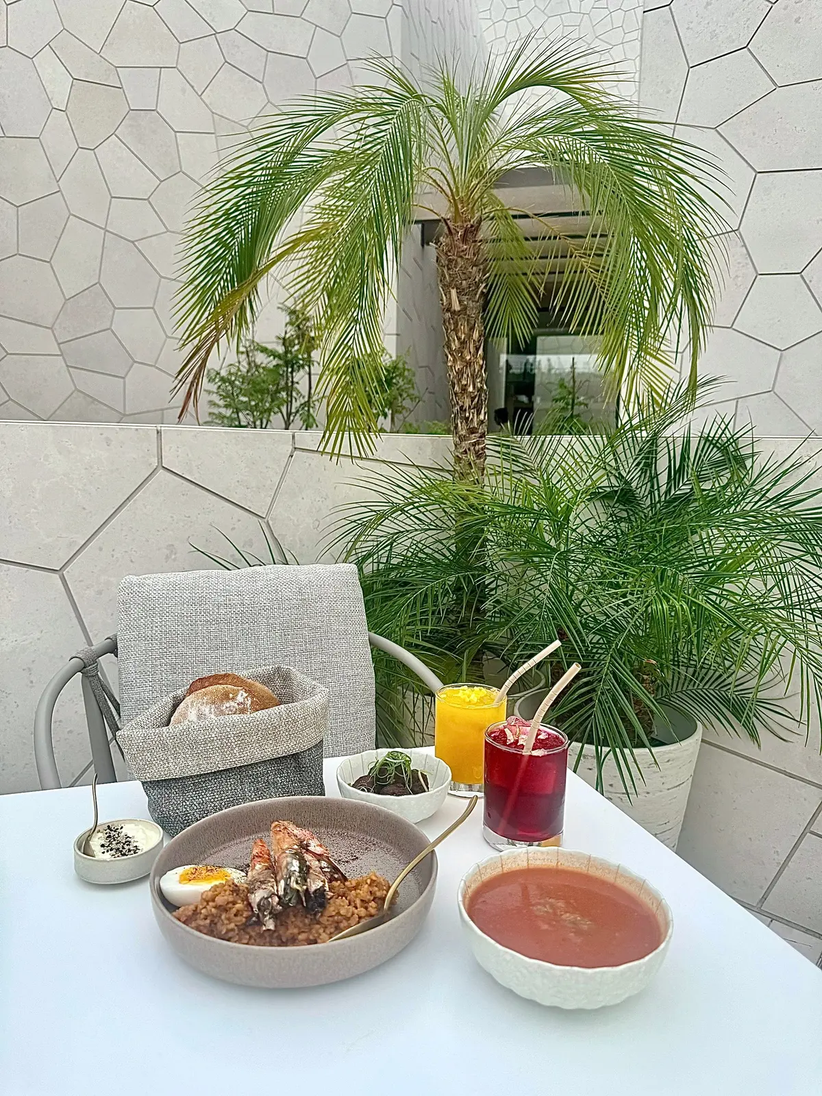 サウジアラビアパビリオンレストランの料理