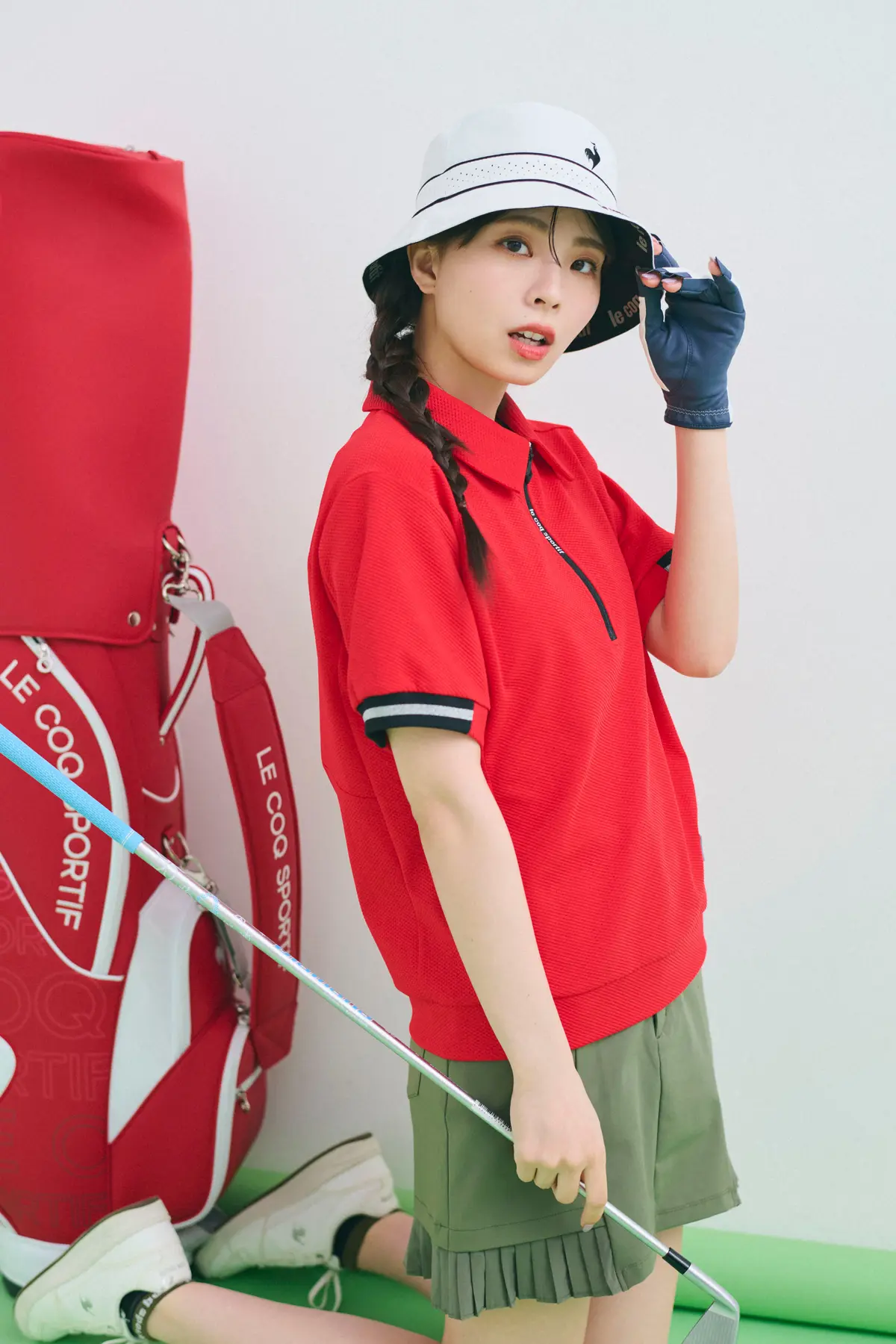 ルコックスポルティフ ゴルフ　コルフコーデよりカット