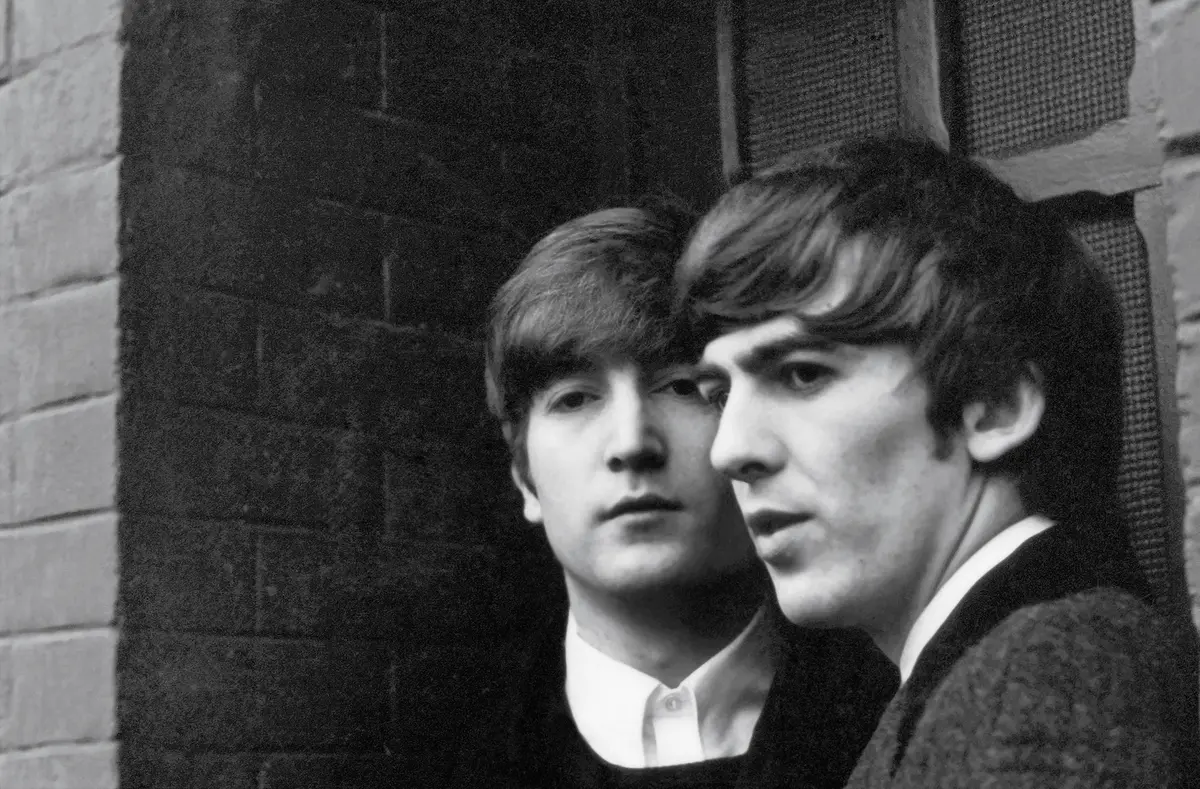 John and George. Paris, January 1964 © 1964 Paul McCartney under exclusive license to MPL Archive LLP