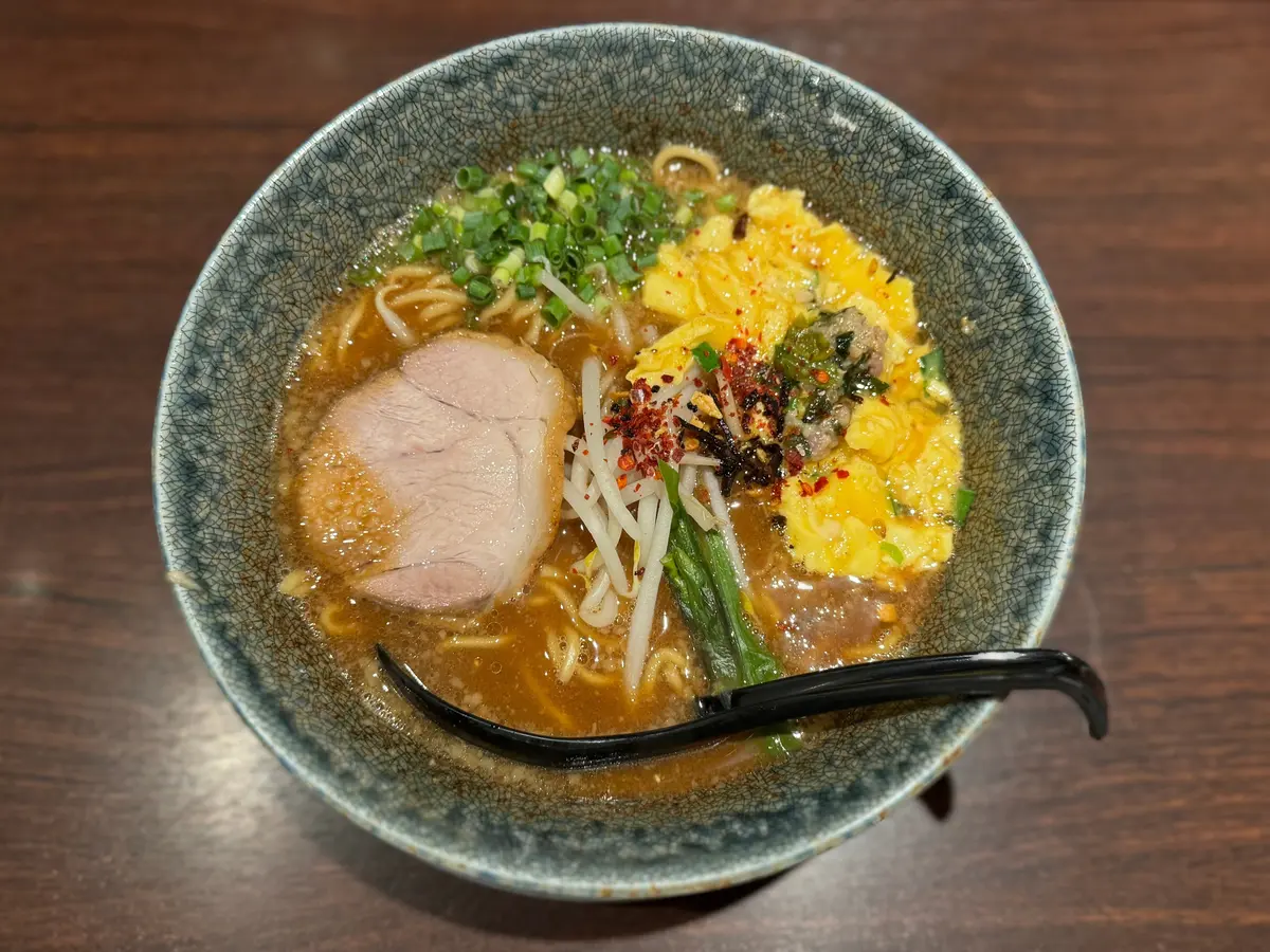 一粒庵　元気のでるみそらーめん　札幌ラーメン人気店