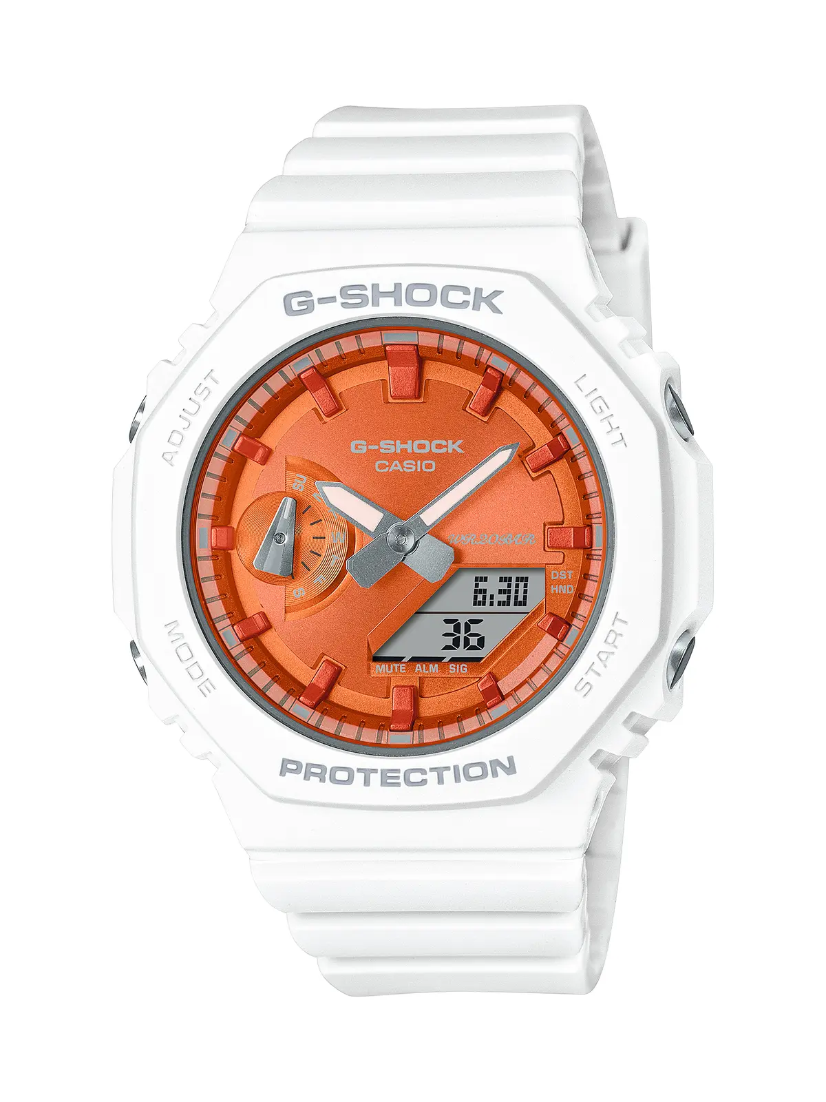 G-SHOCK　BABY-G　腕時計　白×オレンジ