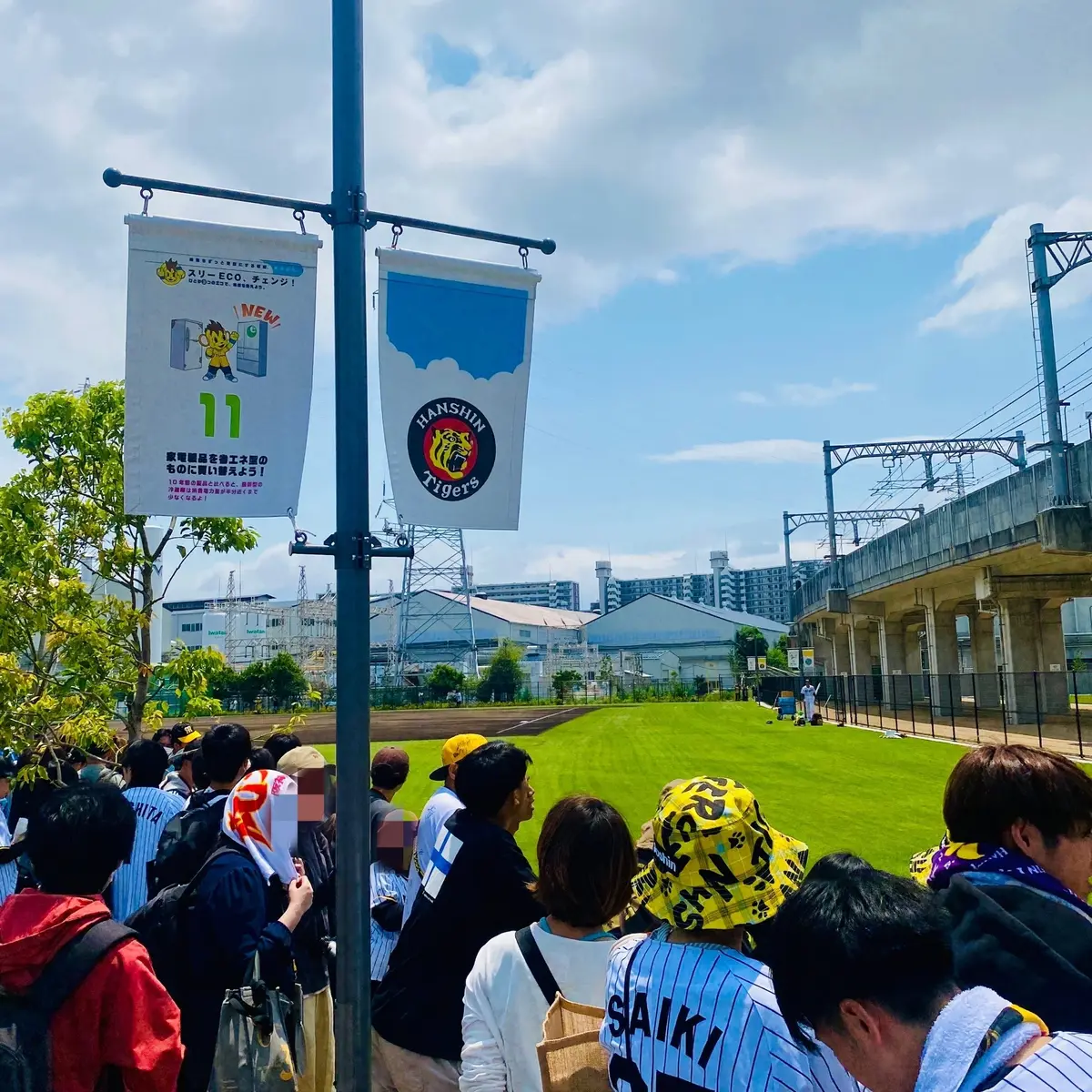 タイガース練習場