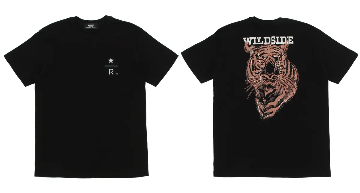 WILDSIDE スターバックス リザーブ® Tシャツ タイガー (バックプリント)